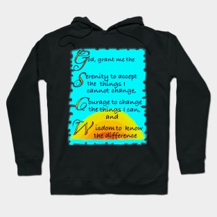 God grant me the serenity Beautiful poetic prayer poem about resilience Hoodie